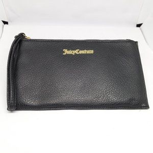 Juicy Couture Black Wristlet - Clutch - Logoware - Staple